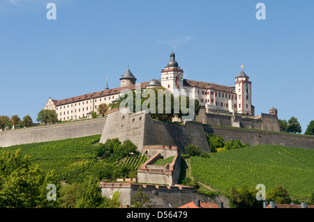 Marienberg Schloss, Würzburg, Franken, Deutschland Stockfoto