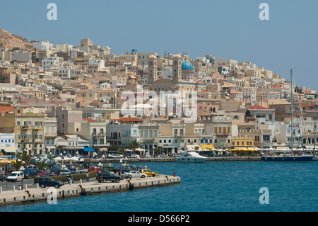 Ermoupolis, Syros, Kykladen, Griechenland Stockfoto