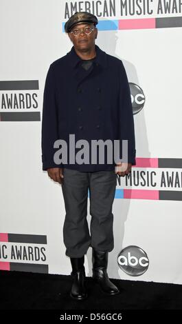 US-Schauspieler und Moderator Samuel stellt im Presseraum auf der 38. Annual American Music Awards in Los Angeles, Kalifornien, USA, 21. November 2010. Foto: Hubert Boesl Stockfoto