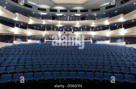 Blick auf das Auditorium am Eden Court Theatre, Inverness, Stockfoto