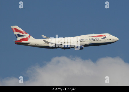 BRITISH AIRWAYS BOEING 747 Stockfoto