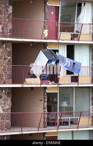 Branson Missouri zerstörerische Tornado Nachwirkungen, USA. Stockfoto