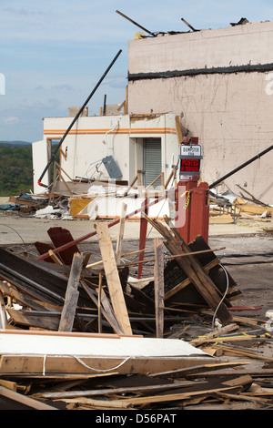 Branson Missouri zerstörerische Tornado Nachwirkungen, USA. Stockfoto