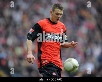 Der Frankfurter Alexander Meier in Aktion während der Bundesliga Spiel Eintracht Frankfurt Vs FC Bayern München im Stadion Commerzbank Arena in Frankfurt/Main, Deutschland, 20. März 2010. Frankfurt gewann das Spiel 2: 1. Foto: Arne Dedert Stockfoto