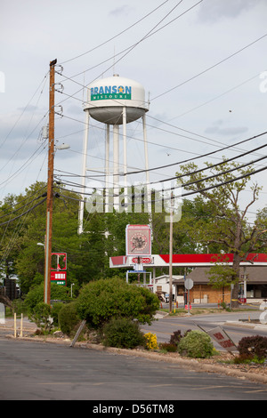 Branson Missouri zerstörerische Tornado Nachwirkungen, USA. Stockfoto