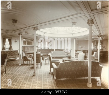 [Zweite Klasse Ladies Lounge, Lusitania] Stockfoto