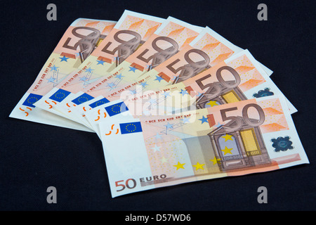 Euro-Banknoten. Geld von 50 Euro Fan Papier 135169 Euros Stockfoto