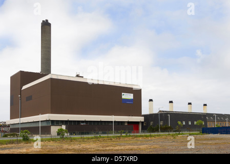 Kraftwerk Lerwick, alte ineffiziente und teure Öl- und Gasanlage in Gremista, Shetland Islands, Schottland, Großbritannien Stockfoto