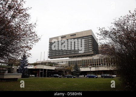 Gesamtansicht von Allgemeines Krankenhaus der Stadt Wien Krankenhaus (AKH) wo George Michael derzeit ist behandelt Wien, Österreich Stockfoto