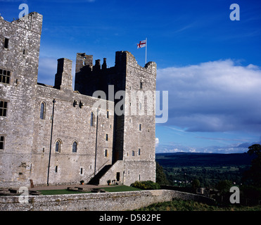 Die von Bolton Castle am frühen Abend Wensleydale Yorkshire Dales National Park Yorkshire England Halten Stockfoto