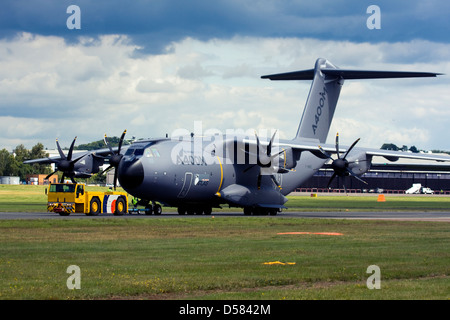 Militärisches Transportflugzeug Airbus A400M Atlas. Stockfoto