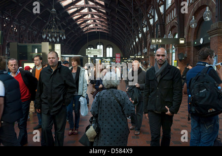 Kopenhagen, Dänemark, in der Halle Københavns Hovedbanegård Stockfoto