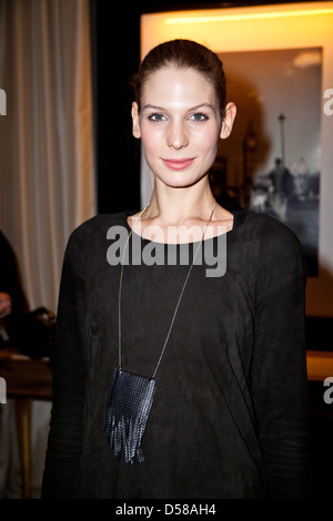 Sarah Brandner (Freundin von Fußballer Bastian Schweinsteiger) bei "Schoenes Hamburg" Event im George Hotel. Hamburg, Stockfoto