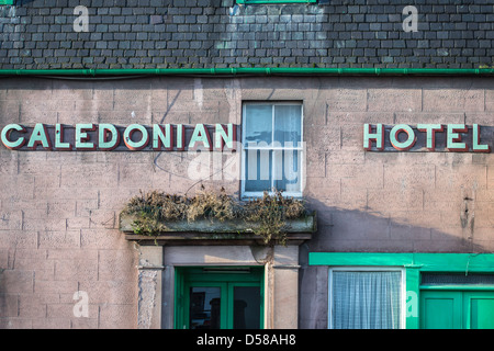 Caledonian Hotel am Beauly in Inverness-Shire, Schottland. Stockfoto