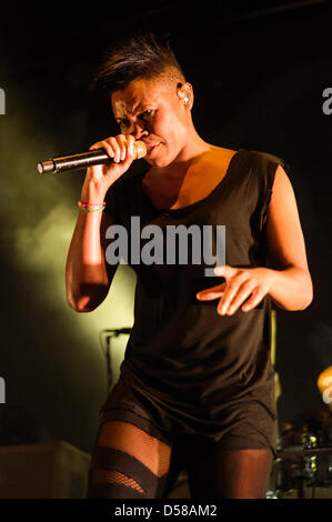 Brighton, UK. 26. März 2013. Skunk Anansie spielt Brighton Dome auf 26.03.13.  Personen im Bild: Haut, Deborah Dyer. Bild von Julie Edwards/Alamy Live-Nachrichten Stockfoto