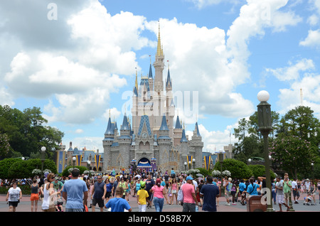 Cinderella Castle im Magic Kingdom im Walt Disney World in Orlando Florida Stockfoto