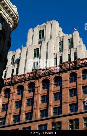 Art-deco-Aldred Gebäude in der Innenstadt von Montreal Stockfoto