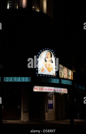 Der musikalische Show ist Mama Mia im Novello Theatre (Theater) im Londoner Westend. Stockfoto