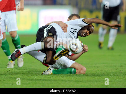 Deutschlands Cacau in Aktion während der Fußball freundlich Ungarn Vs Deutschland bei Ferenc Puskas-Stadion in Budapest, Deutschland, 29. Mai 2010. Foto: Andreas Gebert Stockfoto