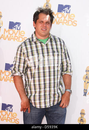 Regisseur Jeff Tremaine kommt für die MTV Movie Awards 2010 im Gibson Amphitheater in Universal Studien in Universal City, Kalifornien, USA, 6. Juni 2010. Die Filme werden von Produzenten und Führungskräfte aus MTV ernannt und die Gewinner werden online von der Öffentlichkeit gewählt. Foto: Hubert Boesl Stockfoto