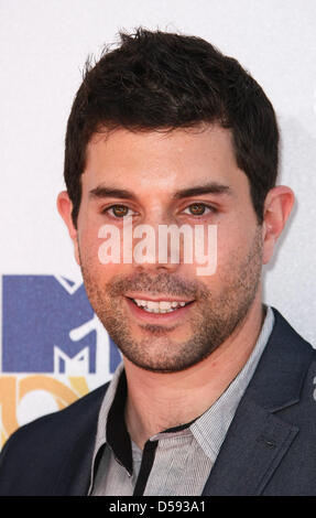 Schauspieler Micah Sloat kommt für die MTV Movie Awards 2010 im Gibson Amphitheater in Universal Studien in Universal City, Kalifornien, USA, 6. Juni 2010. Die Filme werden von Produzenten und Führungskräfte aus MTV ernannt und die Gewinner werden online von der Öffentlichkeit gewählt. Foto: Hubert Boesl Stockfoto
