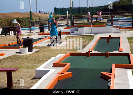 Sea Point Putt Putt in Kapstadt - Südafrika Stockfoto