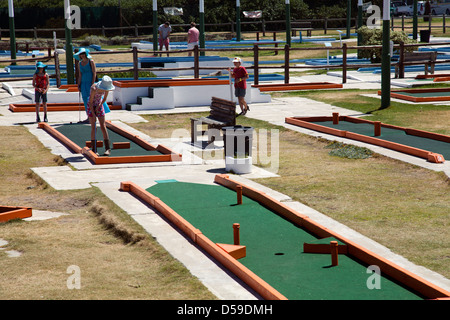 Sea Point Putt Putt in Kapstadt - Südafrika Stockfoto