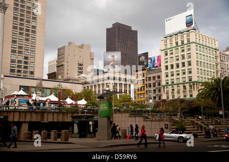 Union Square, San Francisco, Kalifornien, Vereinigte Staaten von Amerika, USA Stockfoto