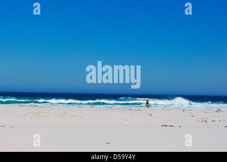 einsamer Strand, Witsand Bucht, in der Nähe von Kapstadt, Südafrika Stockfoto