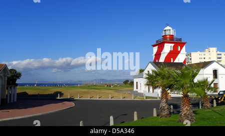 grüne Punkt Leuchtturm, Kapstadt, Südafrika Stockfoto