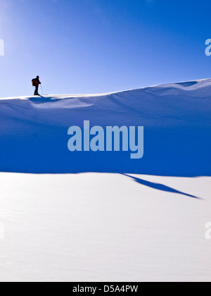 Skitouren in Nord-Norwegen Stockfoto