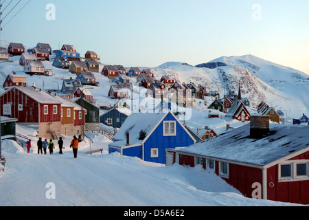 Upernavik, Qaasuitsup Kommunia, Westgrönland, Grönland Stockfoto