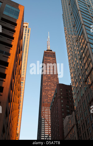 JOHN HANCOCK CENTER TOWER (© BRUCE GRAHAM / SOM 1969) DOWNTOWN CHICAGO ILLINOIS USA Stockfoto