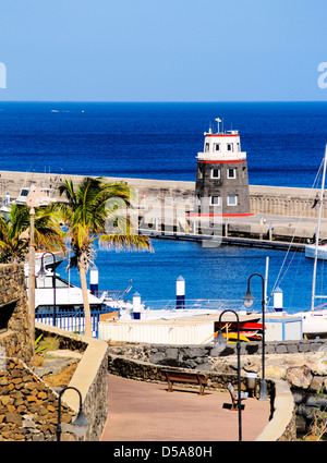 Puerto Calero, Lanzarote, Kanarische Inseln, Spanien Stockfoto