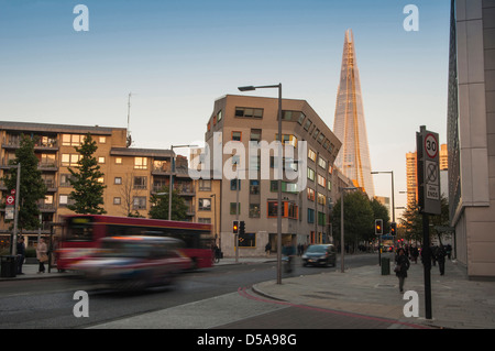 Der Shard in der Dämmerung von Renzo Piano. PHILLIP ROBERTS Stockfoto