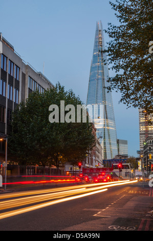 Der Shard in der Dämmerung von Renzo Piano. PHILLIP ROBERTS Stockfoto