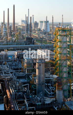 Schwedt / Oder, Deutschland, PCK Raffinerie Stockfoto