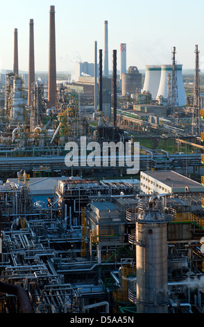 Schwedt / Oder, Deutschland, PCK Raffinerie Stockfoto