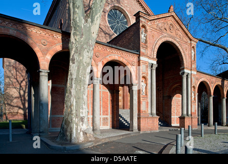 Berlin, Deutschland, Schinkel-Kirche des Heiligen Johannes in Berlin-Moabit Stockfoto