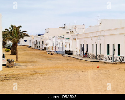 Caleta del Sebo, Insel Graciosa, Kanarische Inseln, Spanien Stockfoto