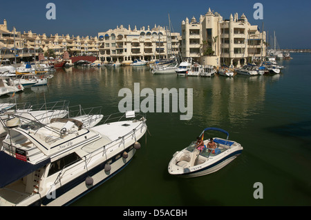 Schöne Marina Benalmadena gelegen, Provinz Malaga, Andalusien, Spanien, Europa Stockfoto