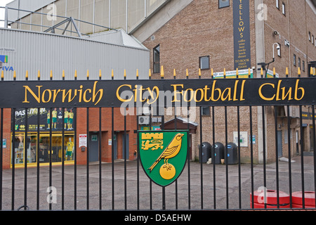 Norwich City Football Club Gründen Stockfoto