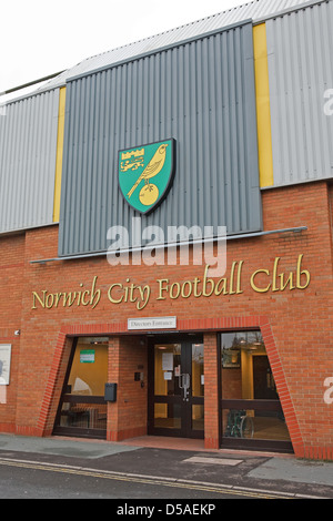 Norwich City Football Club Gründen Stockfoto