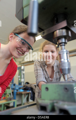 Flensburg, Deutschland, Girls' Day und Boysday in der IHK Flensburg Stockfoto