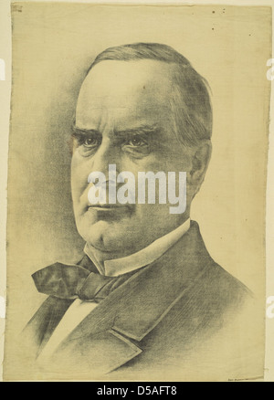 William McKinley Portrait Handtuch Stockfoto