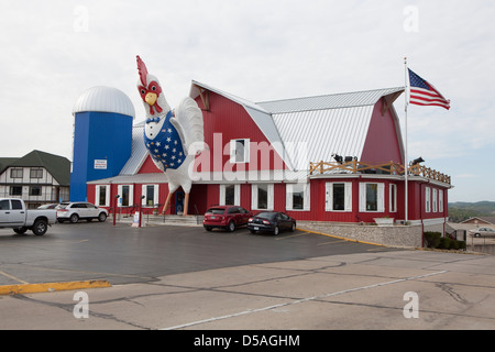 Die große amerikanische Steaks & Hühnerstall in Branson, Missouri, USA Stockfoto