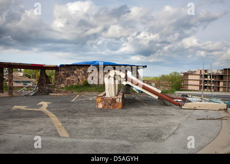 Branson Missouri zerstörerische Tornado Nachwirkungen, USA. Stockfoto