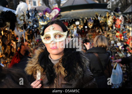 Canivale Venedig Stockfoto