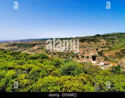 La Gomera, Ansicht von Fortaleza de Chipude, Kanarische Inseln Stockfoto