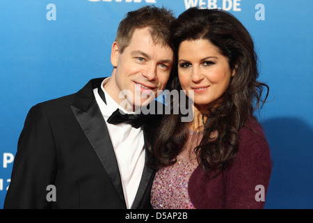 Berlin, Deutschland, Michael Mittermeier Meier, Komiker und seine Frau Gudrun Stockfoto